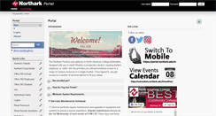 Desktop Screenshot of portal.northark.edu